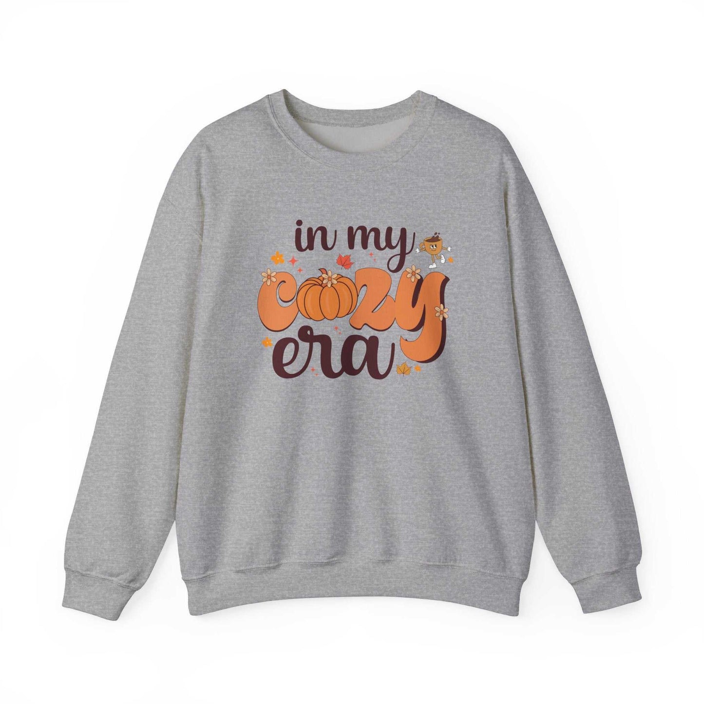 Gray in My Cozy Era Pullover Sweatshirt