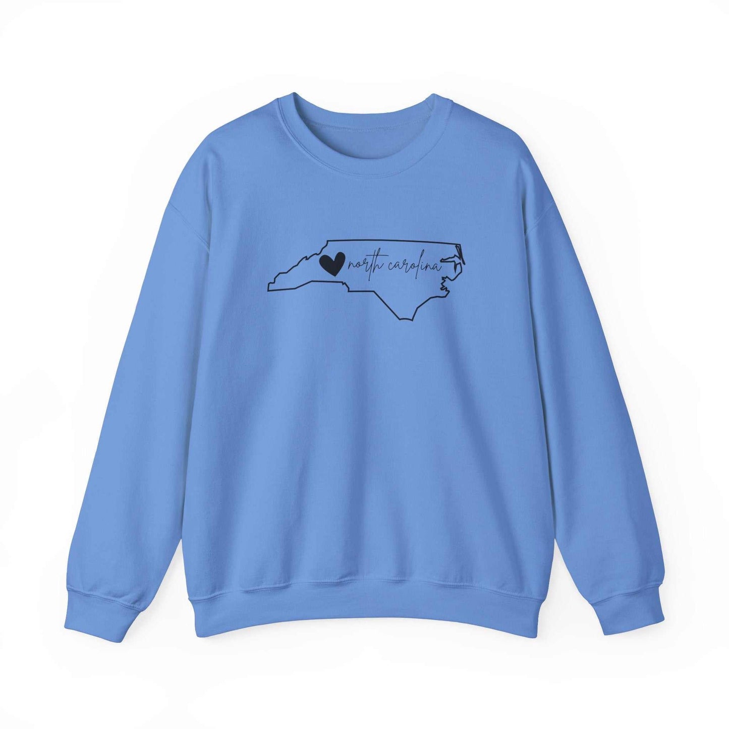 Carolina blue North Carolina Heart Unisex Sweatshirt