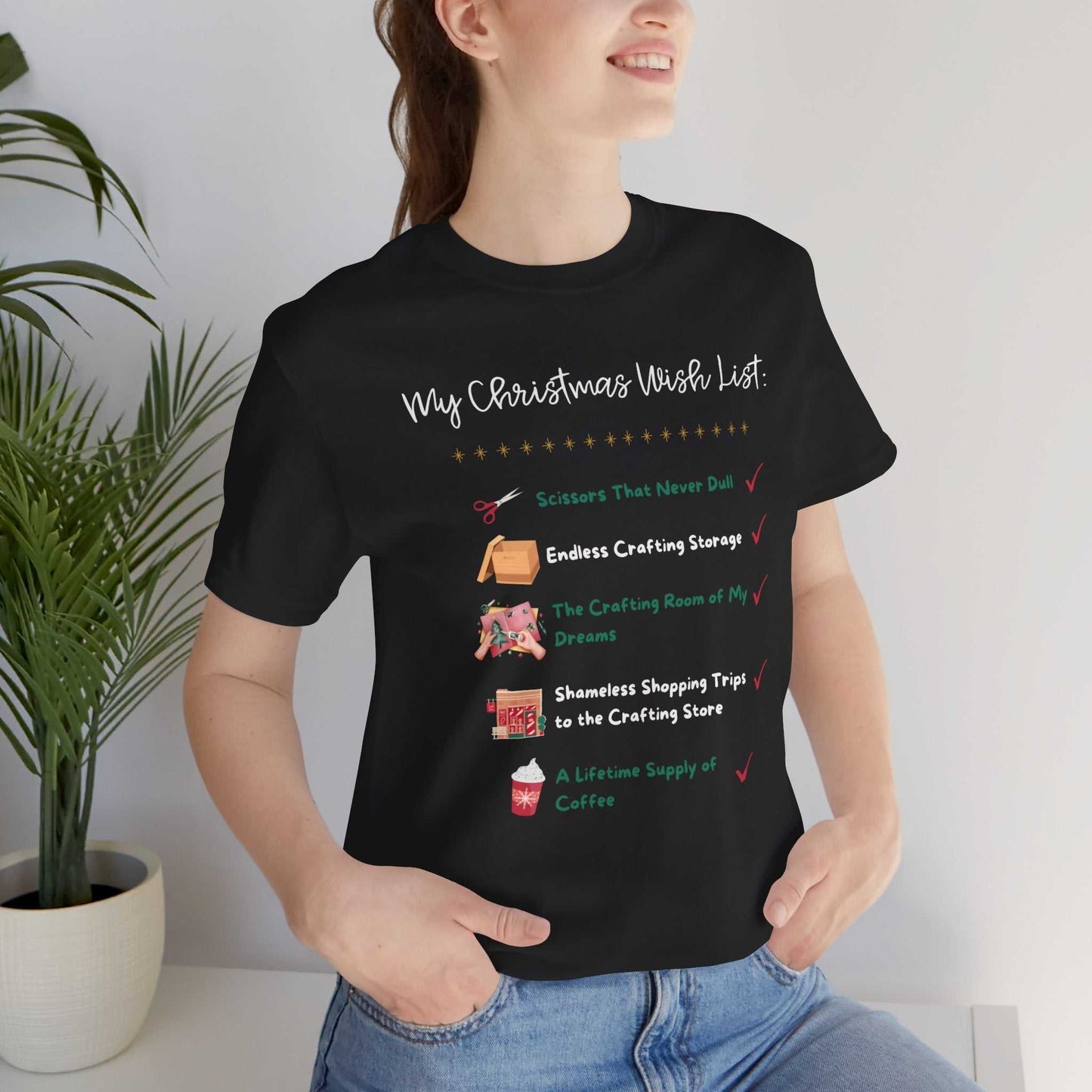 A Crafter's Christmas Wishlist Tee for Her