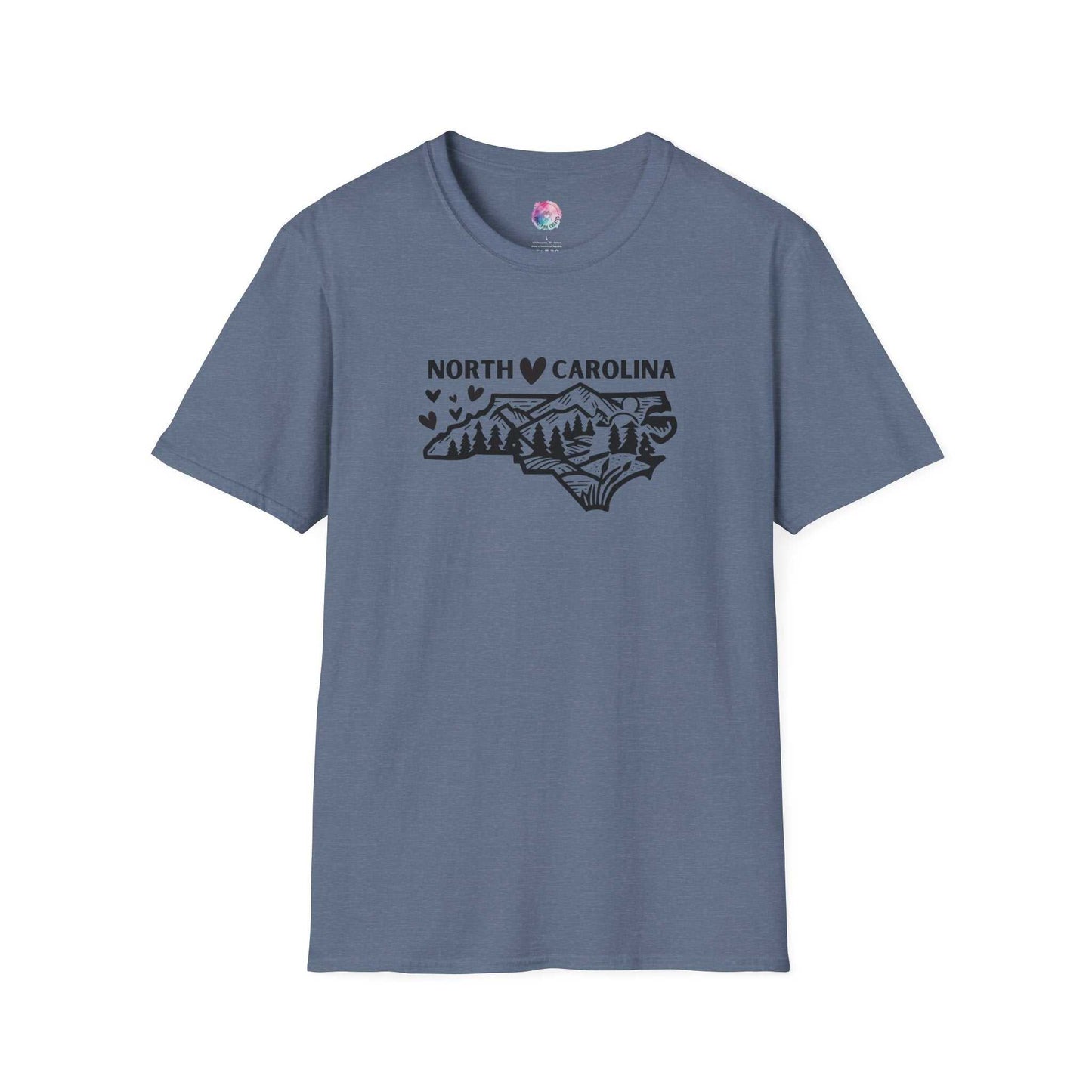 North Carolina Mountain Shirt, Blue