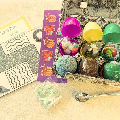 Egg Carton Creative Play Kit with Reusable Mat