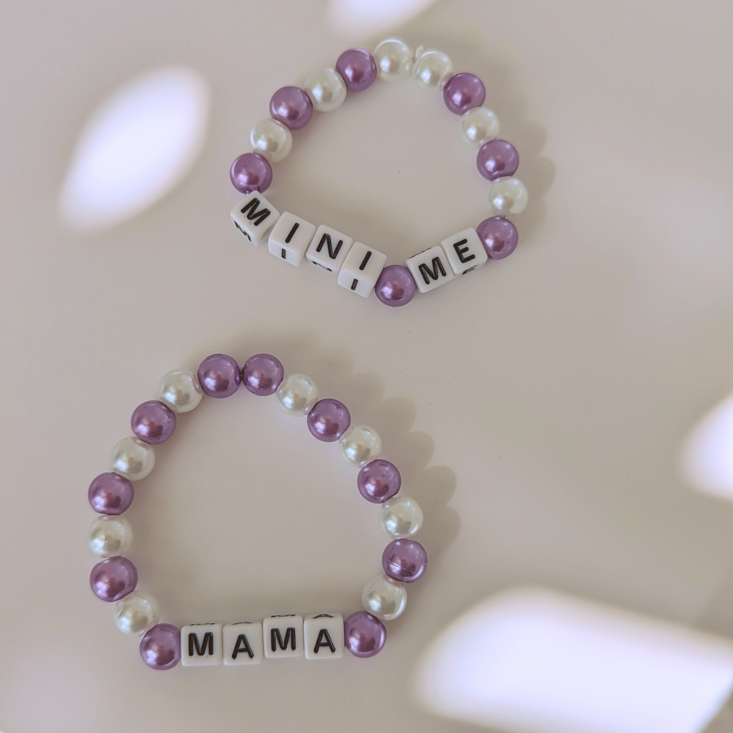 Handmade Bracelet Gift Set for Mom and Daughter