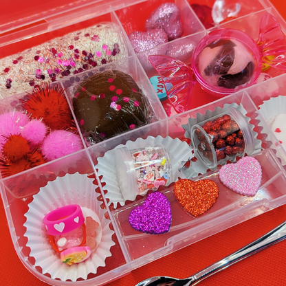 Valentine's Day Sensory Bin Creative Play