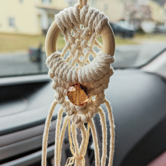 Macrame Boho Car Charms