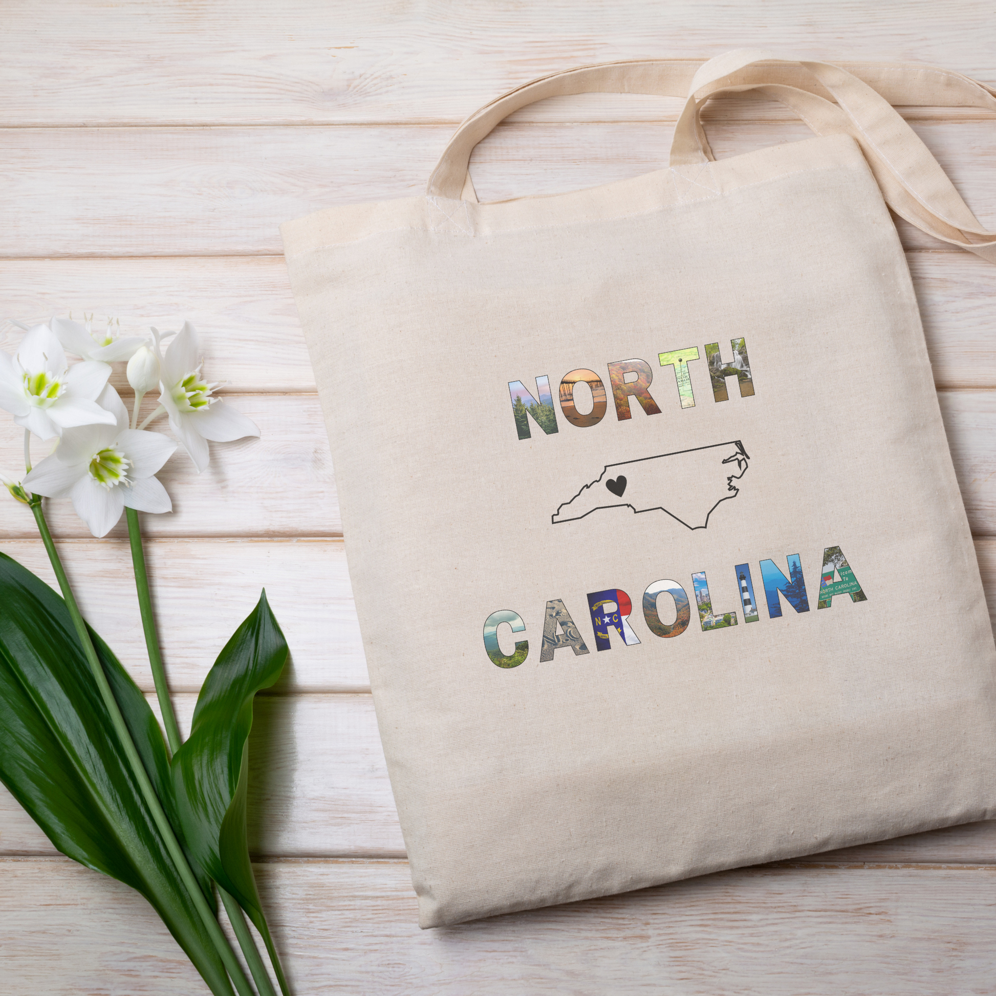 North Carolina Canvas Tote Bag