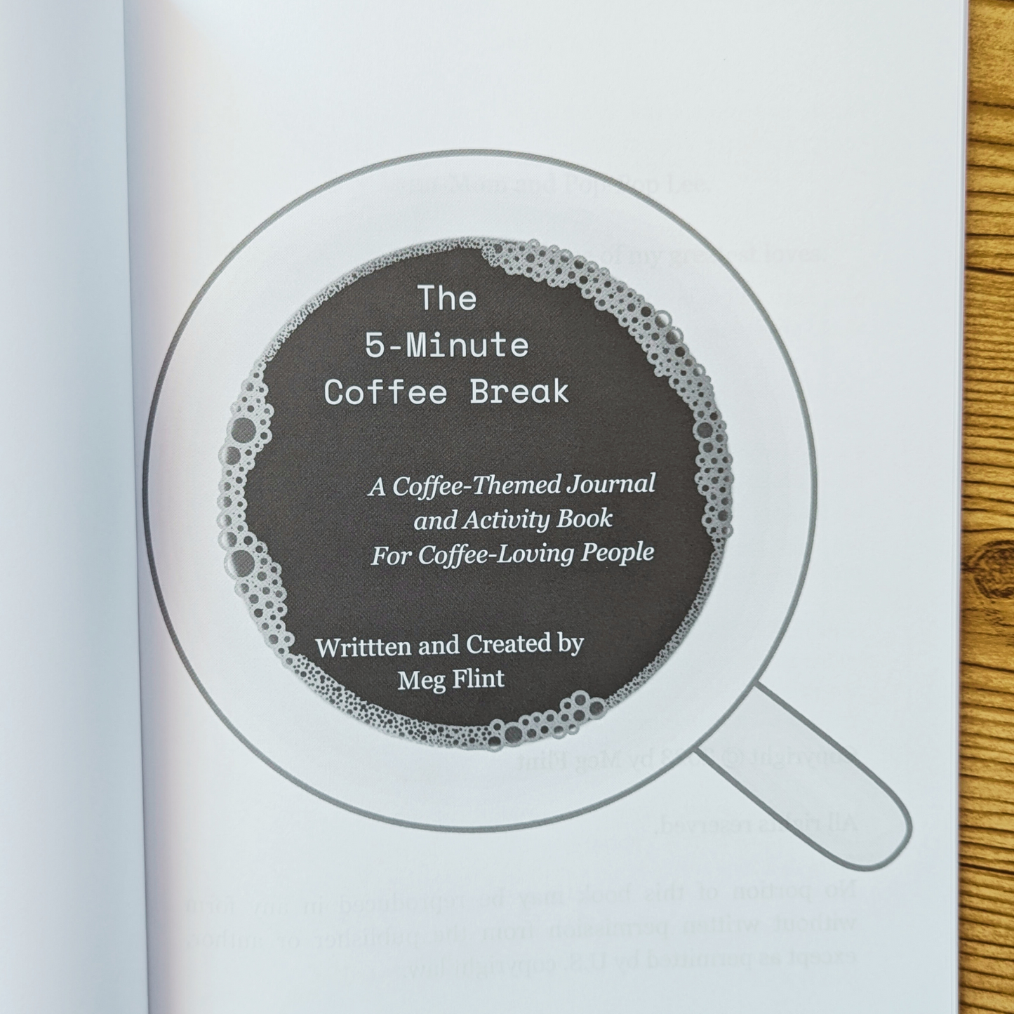 Coffee Journal and Activity Book: The 5-Minute Coffee Break