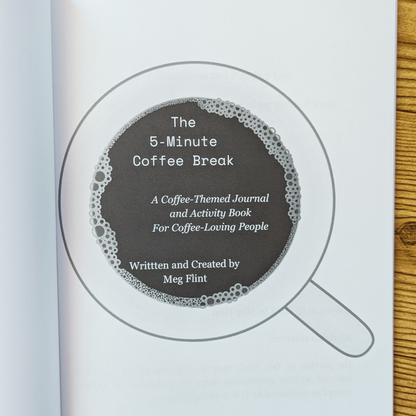 Coffee Journal and Activity Book by Meg Flint
