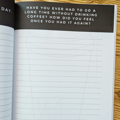 Coffee Journal and Activity Book Gift Idea for Coffee Lovers