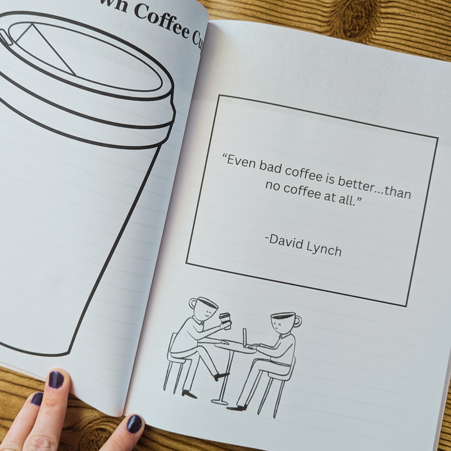 Coffee Journal and Activity Book: The 5-Minute Coffee Break