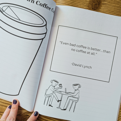 Coffee Journal and Activity Book Coffee Quotes