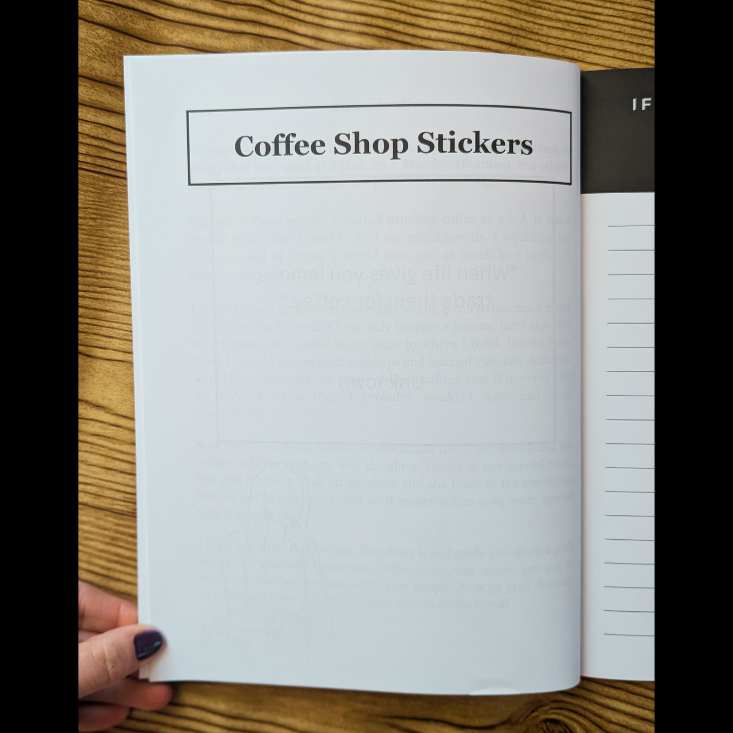 Coffee Journal and Activity Book: The 5-Minute Coffee Break