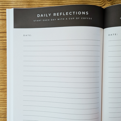 Coffee Journal and Activity Book Journal prompt