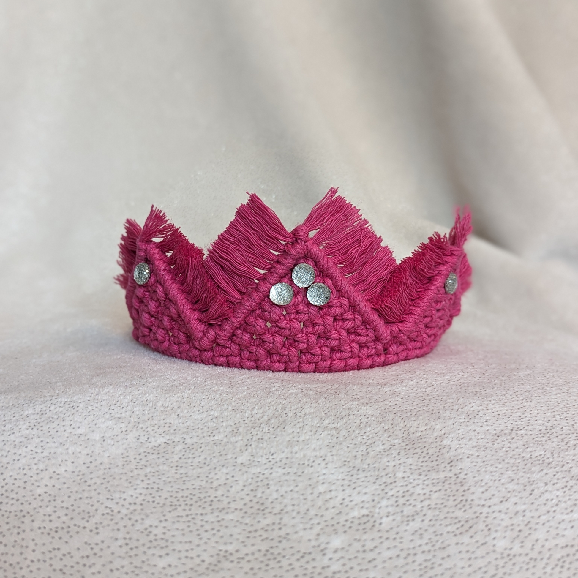 Macrame Princess Tiara for Kids