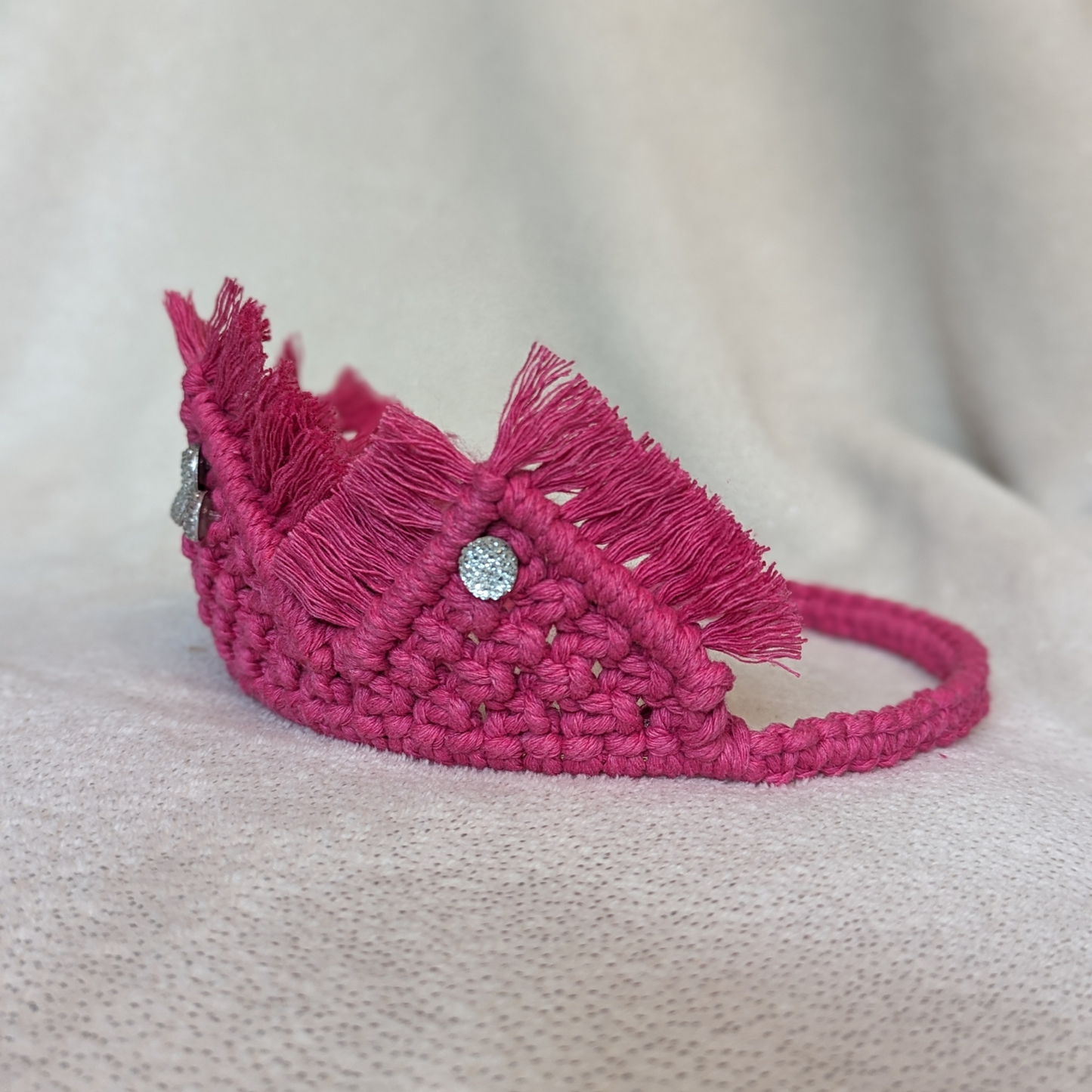 Macrame Princess Tiara for Kids