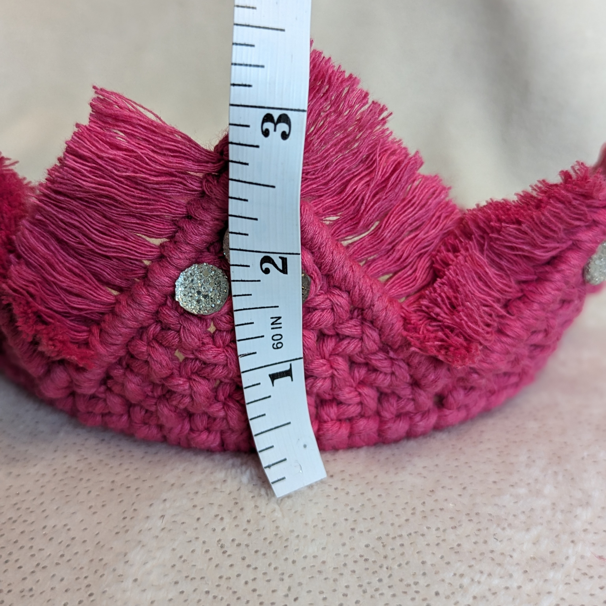 Macrame Princess Tiara for Kids