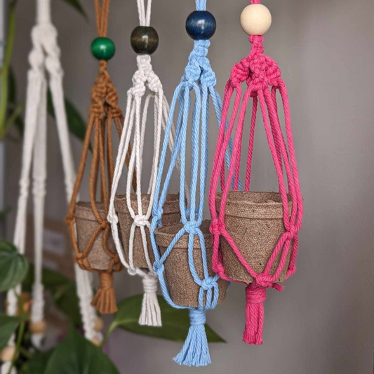 Mini Hanging Macrame Plant Hangers