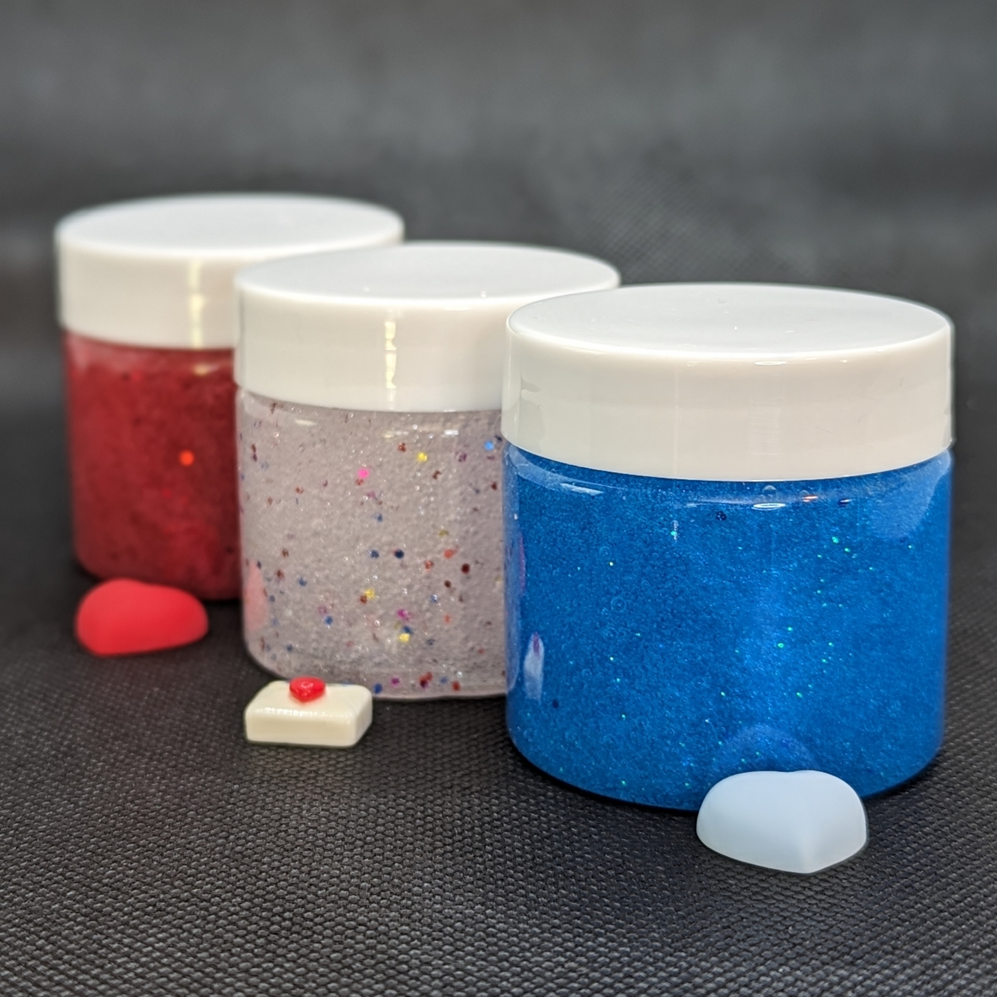 Patriotic Slime Set, 3 Pack of Limited Edition Glitter Slimes