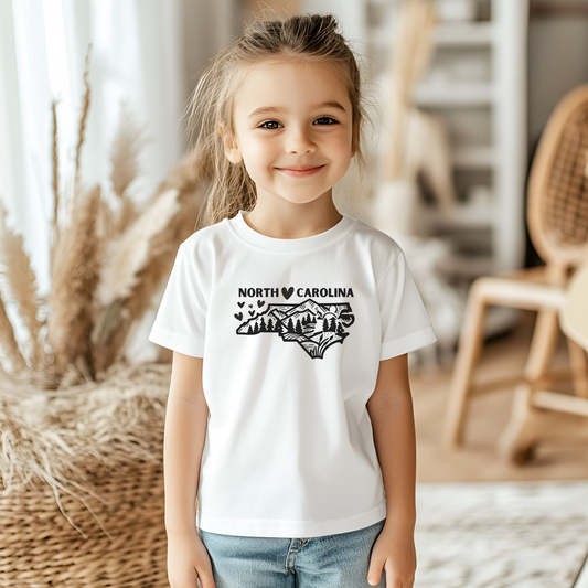 KIds' North Carolina Mountains Relief Tee