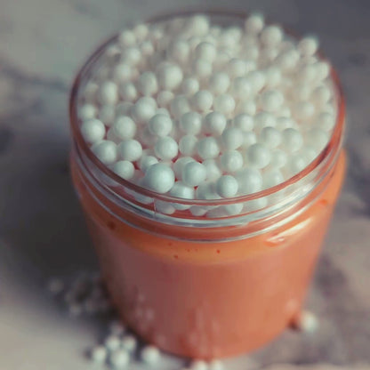 "Pumpkin Guts" Lightly Scented Pumpkin Slime with Foam Beads
